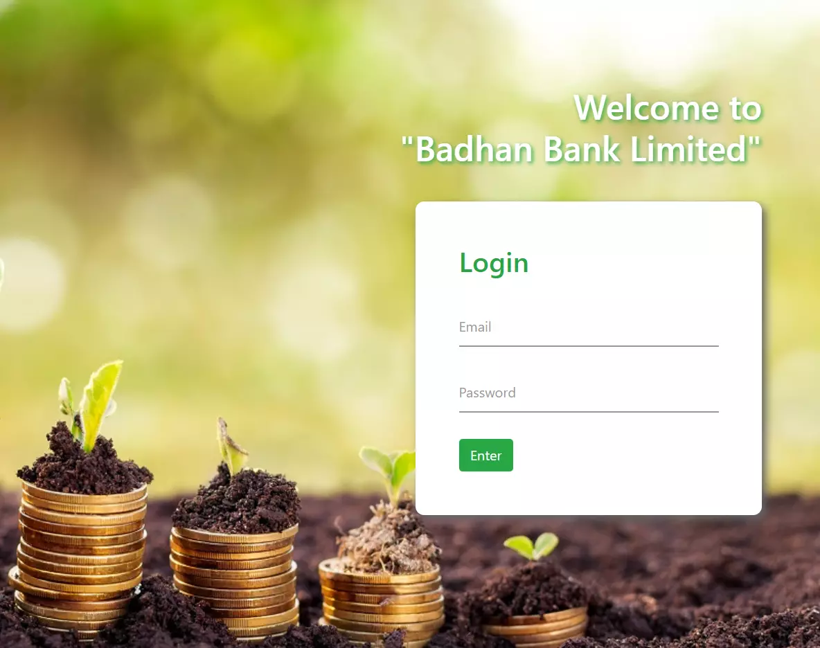 bank website image