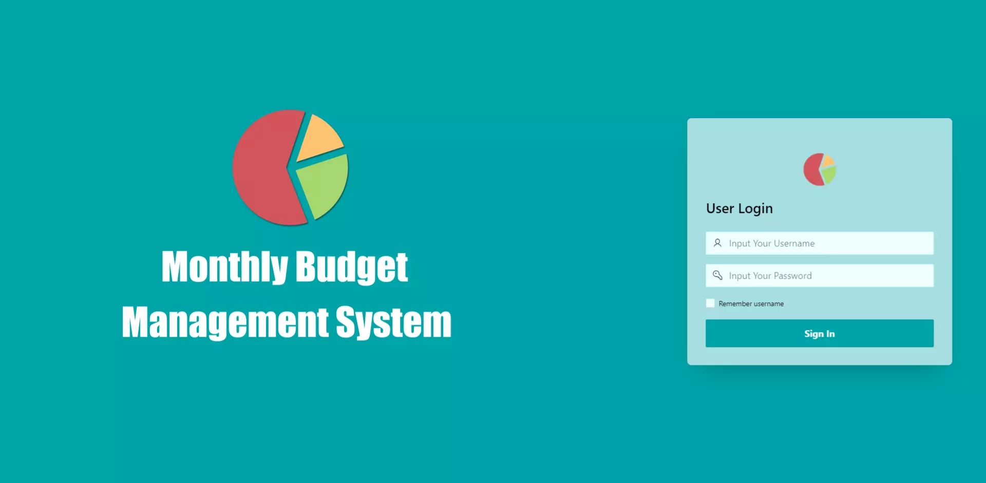 monthly budget management system